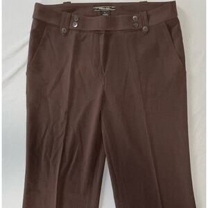 Vertigo Paris Cocoa Straight Leg Pants Women's Size 8 NWT $170